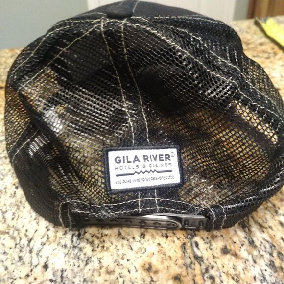 Arizona Coyotes Gila River Promo SnapBack Black Mesh Hat Kachina Goalie Logo - Picture 3 of 9